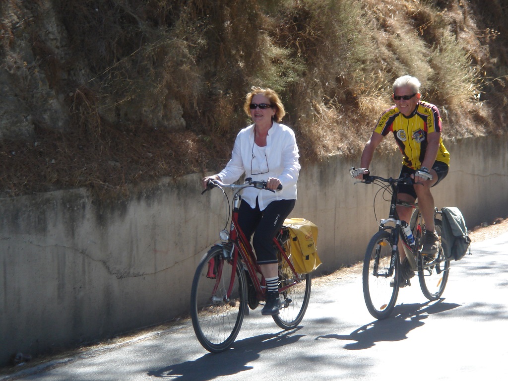 Fietsen op Rhodos